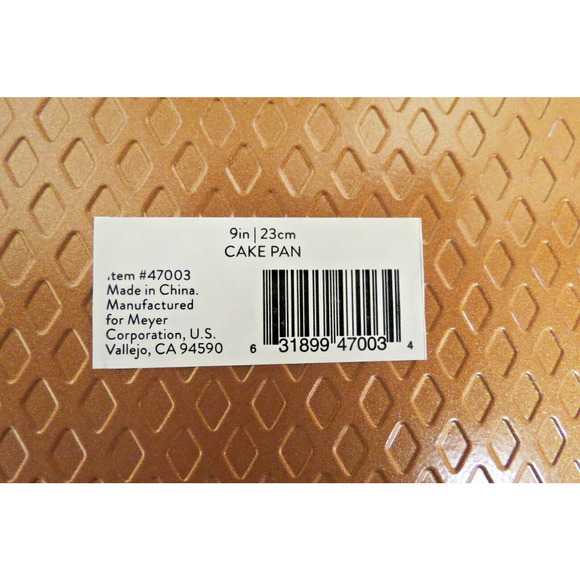 Copper Cake Pans - 2 Unused Pans 9 Inches Diameter - Picture 5 of 5